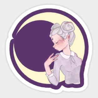 Moon Girl Sticker